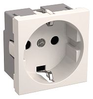 Розетка с заземлением для кабель-канала IEK Праймер 1-м. 2 мод. белый картинка